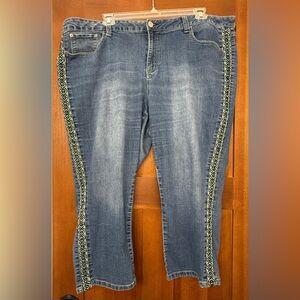 Westport Blue Jeans w/ Side Leg Trim